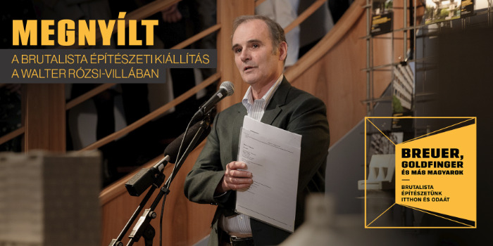 A magyar brutalizmus építészetét bemutató kiállítás nyílt a Walter Rózsi-villában