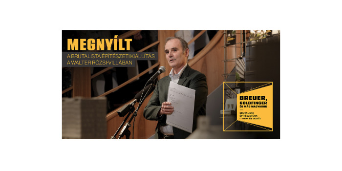 A magyar brutalizmus építészetét bemutató kiállítás nyílt a Walter Rózsi-villában