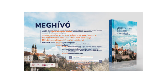 Veszprém város építészeti topográfiája - könyvbemutató