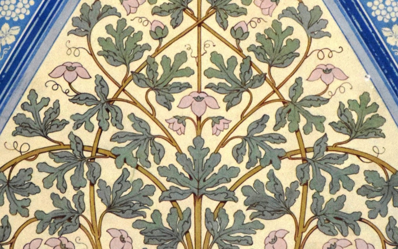 A szegedi zsinagóga mennyezetfestése