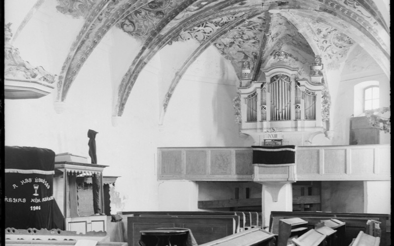  Éber László: A székelydályai református templom szentélye, 1912. MÉM MDK, Fotótár, ltsz. 10.620N.