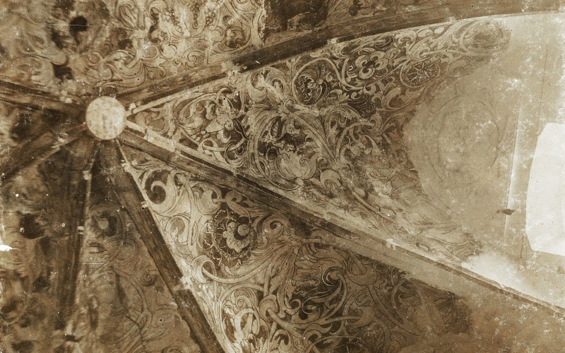 Huszka József: A székelydályai református templom szentélyboltozata, 1903. MÉM MDK, Fotótár, ltsz. 80.321P