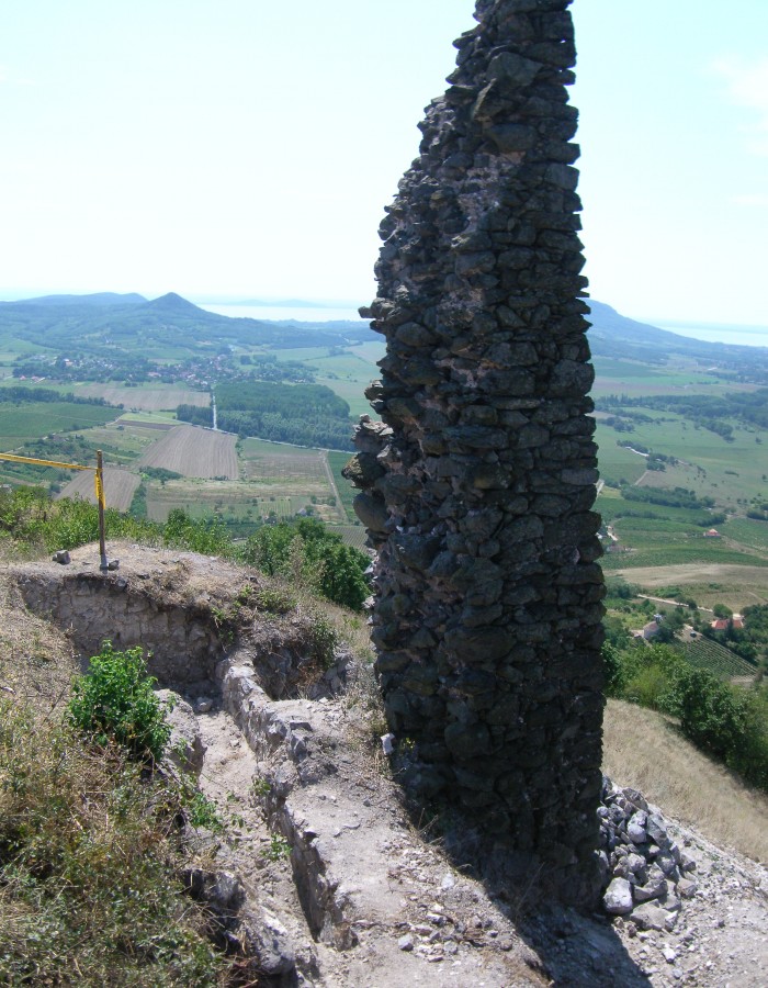 Csobánc, vár 2009