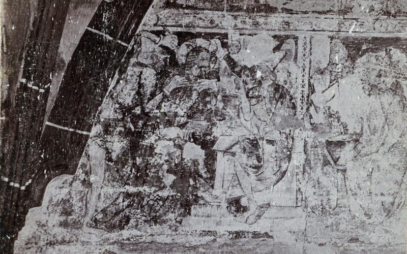 Krisztus egyik ítélete, az 1942-es restaurálás előtt. MÉM MDK, Fotótár, ltsz. 014.781P.