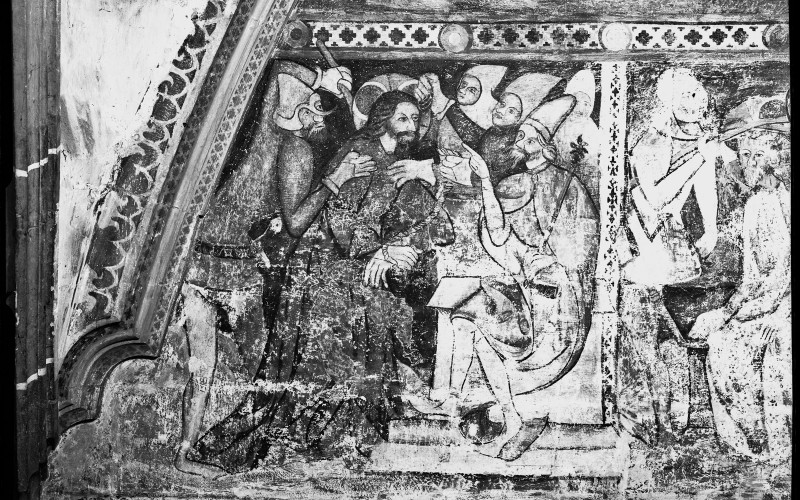 Krisztus egyik ítélete, az 1942-es restaurálás után. MÉM MDK, Fotótár, ltsz. 3.212N.