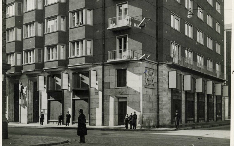 Az Elektromos Művek nyugdíjintézeti bérháza (1930-1931), Budapest. MÉM MDK Magyar Építészeti Múzeum