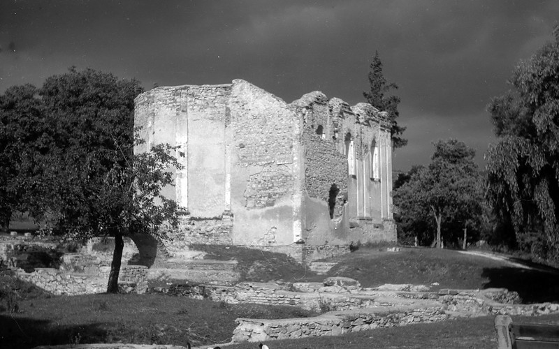 Veszprém, jezsuita templom romja, 1940-es évek