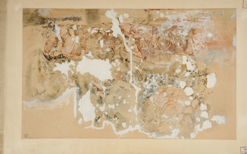 Zsámbék, premontrei prépostsági templomrom_Köpenyes Madonna_Gróh István_1907_ltsz. FM 651