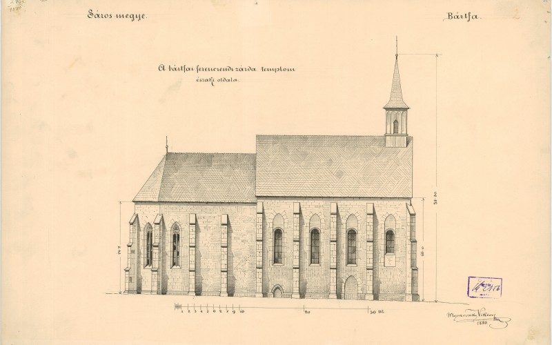 Bártfa, ferences kolostortemplom_ltsz. K 2156