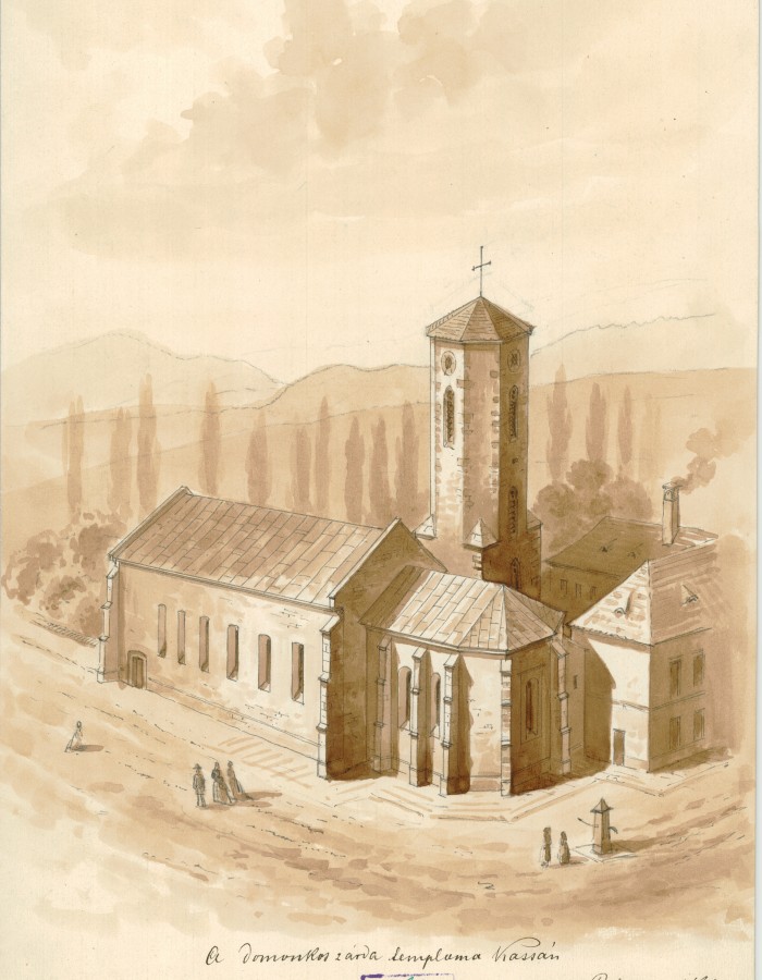 Kassa, domonkos kolostortemplom_ltsz. K 5150