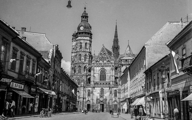 Kassa, Szent Erzsébet-székesegyház. Szőllősy Kálmán, 1939. MÉM MDK, Fotótár ltsz. 90.543aN.