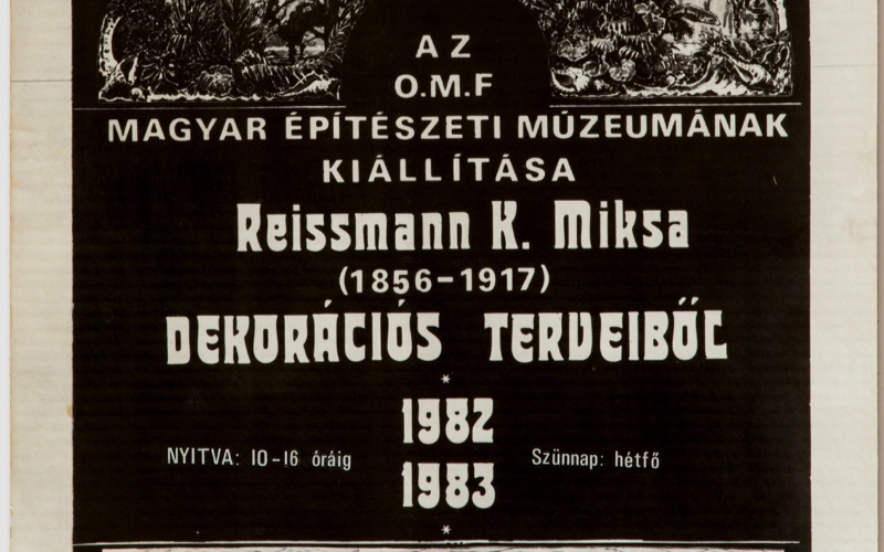 Kiállítási plakát az 1980-as évekből. Kép: MÉM MDK Múzeumi Osztály