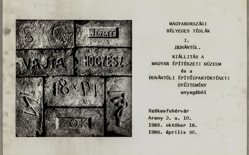 Kiállítási plakát az 1980-as évekből. Kép: MÉM MDK Múzeumi Osztály