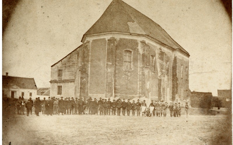 Csanád (Cenad, Románia), régi római katolikus templom, 1868-ban lebontva (ltsz.: 2418P)