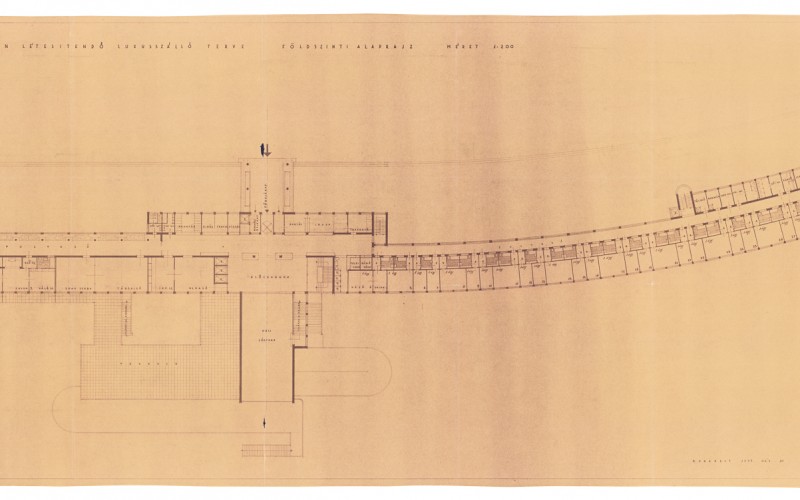 Hoepfner Guido – Rimanóczy Gyula: Szálloda terve a Gellérthegyre, 1935