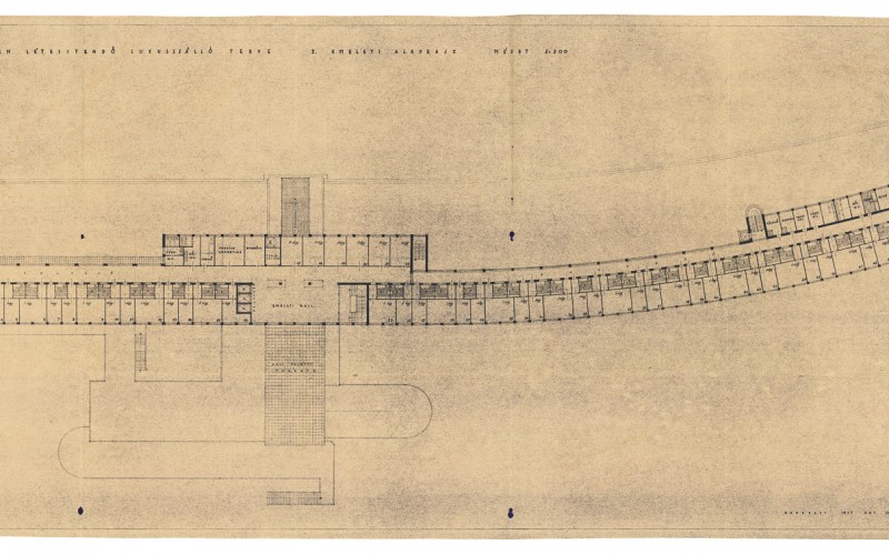 Hoepfner Guido – Rimanóczy Gyula: Szálloda terve a Gellérthegyre, 1935