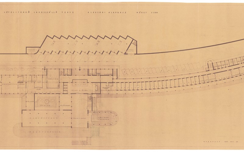 Hoepfner Guido – Rimanóczy Gyula: Szálloda terve a Gellérthegyre, 1935