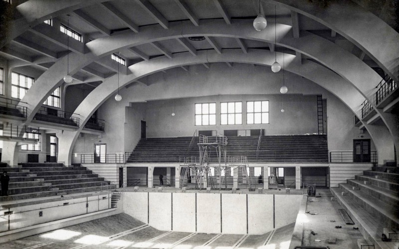 A Margitszigeti Sportuszoda, tervezte: Hajós Alfréd, 1929–1930. MÉM MDK Múzeumi Osztály