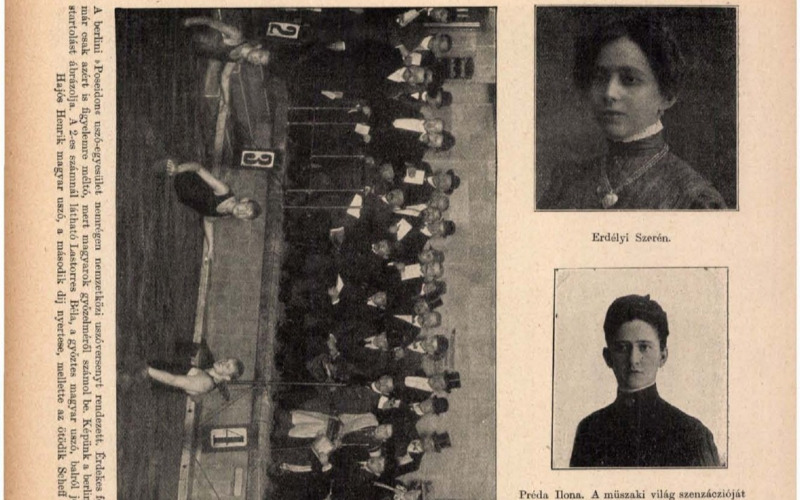 Az úttörő építőmesternők: Erdélyi Szeréna és Préda Ilona arcképei a Tolnai Világlapja 1909-es évfolyamában. Forrás: ADT Arcanum