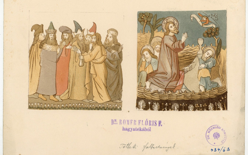 Nagytótlaki falképek – Rómer Flóris másolata (Tudományos Irattár, Lymbus, ltsz. K 434 no. 63.)