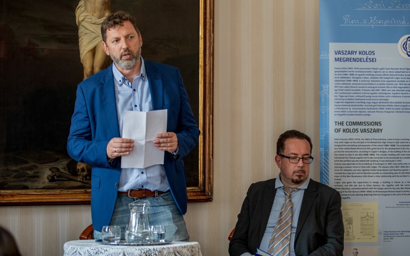 Dr. Almássy Kornél, a Magyar Építészeti Múzeum és Műemlékvédelmi Dokumentációs Központ igazgatója 