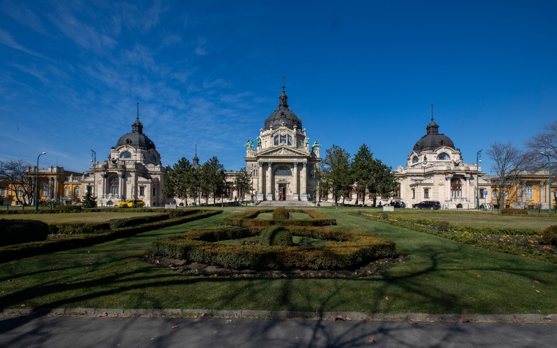 A Széchenyi fürdő napjainkban. Fotó: Nagy Krisztina, MÉM MDK Digitalizációs Osztály