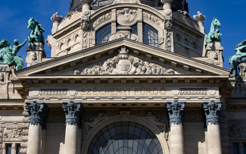 A Széchenyi fürdő napjainkban. Fotó: Nagy Krisztina, MÉM MDK Digitalizációs Osztály