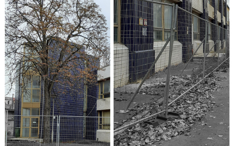 A Józsa Mária tervei alapján épült győri kórházi laboratórium napjainkban. Fotó: Gill Blanka