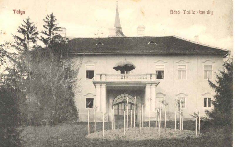 Maillot-kastély_Szerencs, képeslap-gyűjtemény