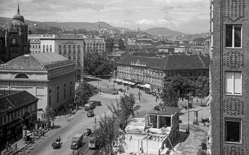 Deák tér és Erzsébet tér (Szöllőssy Kálmán, 1930-as évek) 