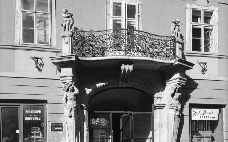 Győr, Király utca 17., Eszterházy-palota, 1956. MÉM MDK 052.504N (Dobos Lajos, 1959)