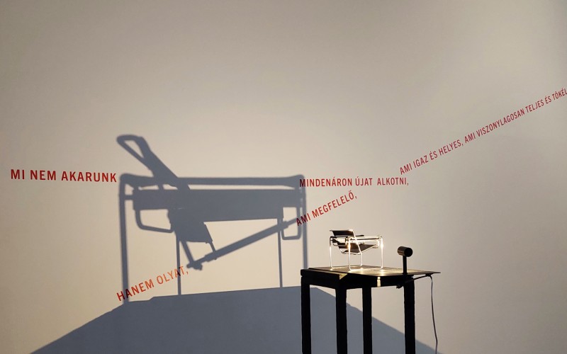 Hiány és emlékezet – Breuer Marcell emlékkiállítás, m21 Galéria, Pécs. Fotó: Sebestyén Ágnes Anna
