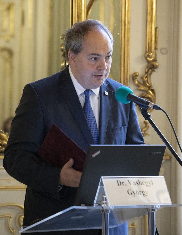 Dr. Vashegyi György, a Magyar Művészeti Akadémia elnöke