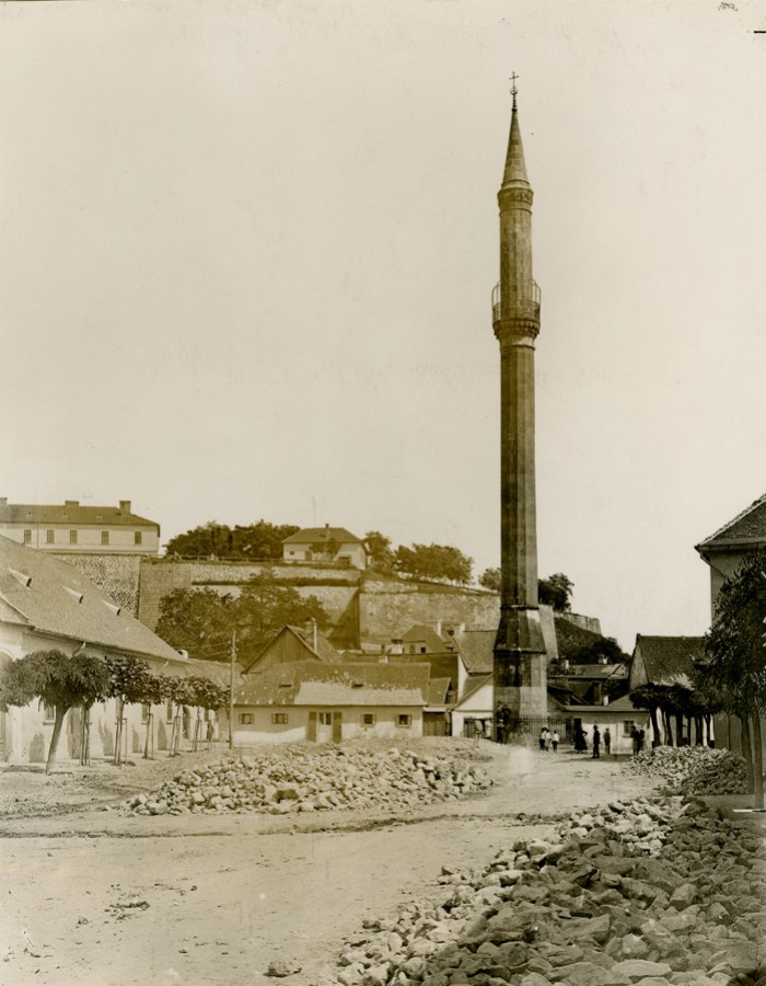 Eger, minaret, MÉM MDK Fotótár ltsz. 004.236P (Sztehlo Ottó, 1895-98.) 