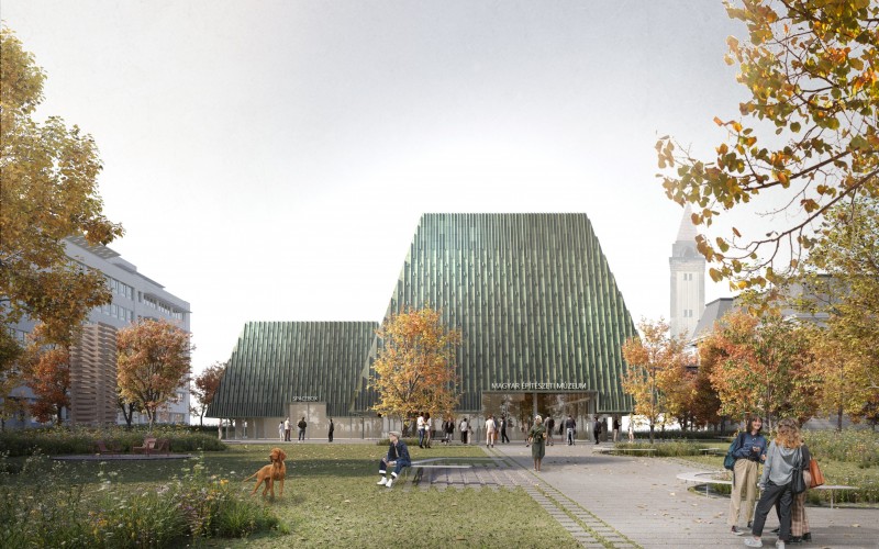 Magyar Építészeti Központ és Múzeum Tervpályázat 2023_3.díj_Archikon Építésziroda