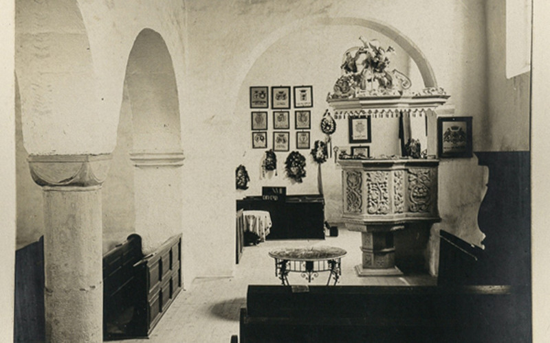Bonchida, református templom. [Pósta Béla] 1908. (MÉM MDK Fotótár, ltsz. 012.124P)