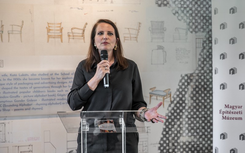 Osvárt Judit, az ELLE Decoration magazin főszerkesztőjének megnyitóbeszéde