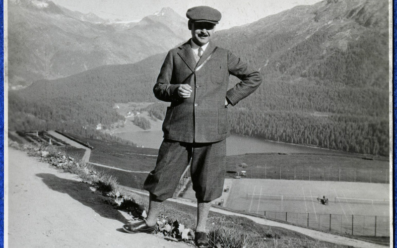 Kozma Lajos egy kiránduláson. 1930-as évek. MÉM MDK Múzeumi Osztály