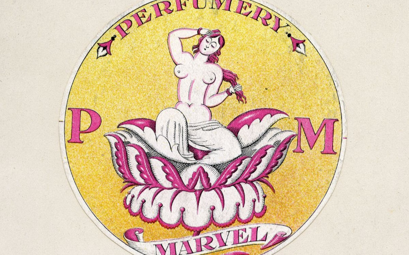 Kozma Lajos: Marvel csomagolásterv. 1920-as évek. MÉM MDK Múzeumi Osztály