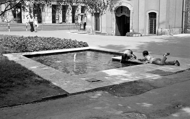 Budapest, Rákóczi út 31-35., Szent Rókus-kápolna, MÉM MDK Fotótár ltsz. 142.753N (Földváry Árpád, 1960-as évek) 