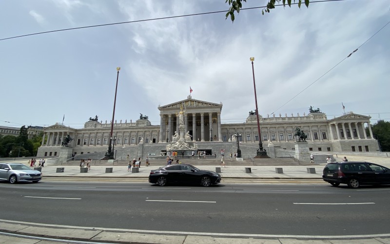 Az osztrák Parlament épülete