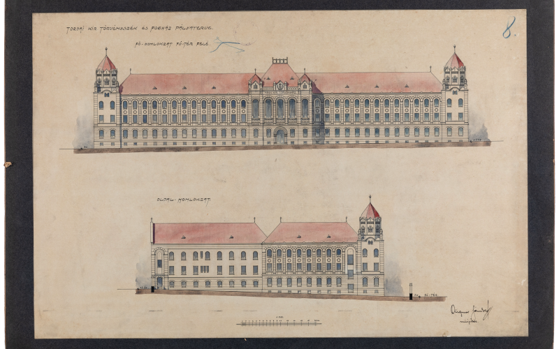 Torda, törvényszéki palota, 1911. MÉM MDK Múzeumi Gyűjtemény, ltsz. 73.29.948.