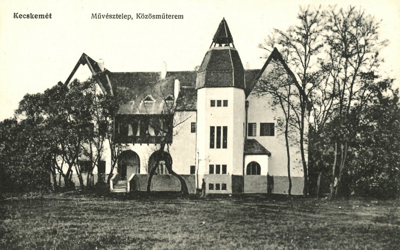 Kecskemét, műteremház a Művésztelepen. Épült: 1910, Jánszky Béla tervei alapján. MÉM MDK Múzeumi Gyűjtemény.