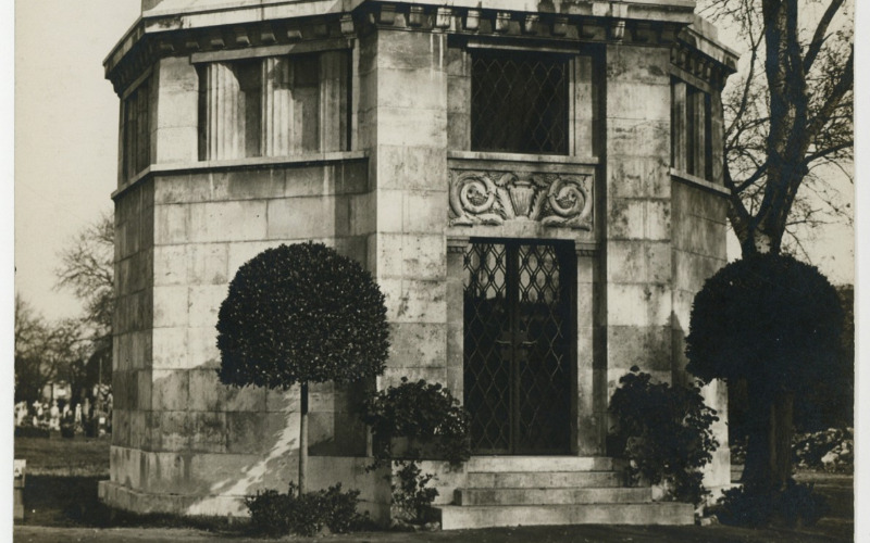 Ave Domine, Gutmann Vilmos mauzóleuma, 1921 körül, MÉM Múzeumi Gyűjtemény