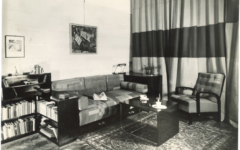 Feuer Gusztáv és Kurz Auguszta lakása, Budapest, Fő utca, 1934 körül © magántulajdon, fotó: Reismann Marian