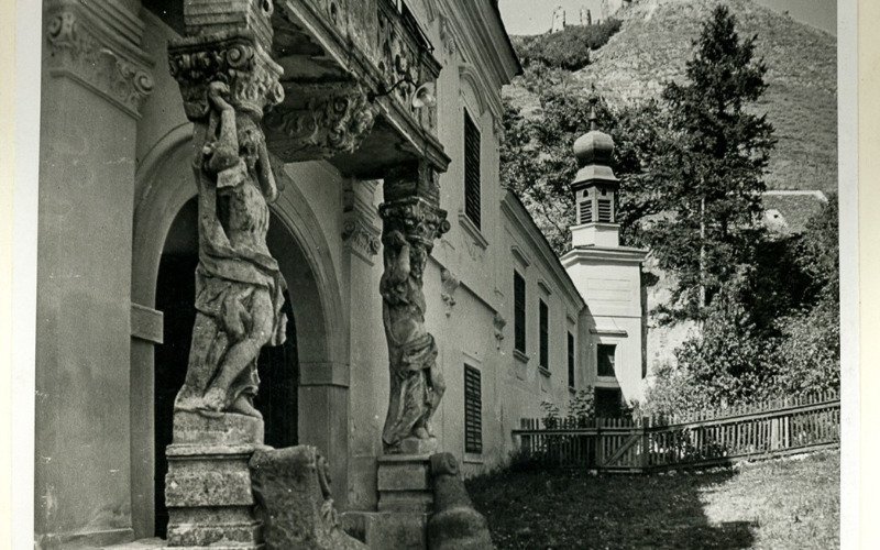 Sümeg, püspöki palota, MÉM MDK Fotótár, ltsz. 008.216P (Balogh Rudolf, évszám nélkül)