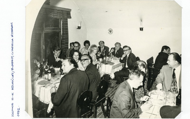 Az ICOMOS III. Nemzetközi Kongresszusa Budapesten, 1972. MÉM MDK, Tudományos Irattár, Lymbus, ltsz. K 1899