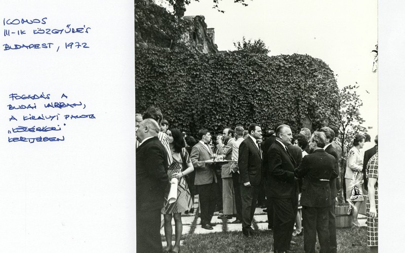 Az ICOMOS III. Nemzetközi Kongresszusa Budapesten, 1972. MÉM MDK, Tudományos Irattár, Lymbus, ltsz. K 1899