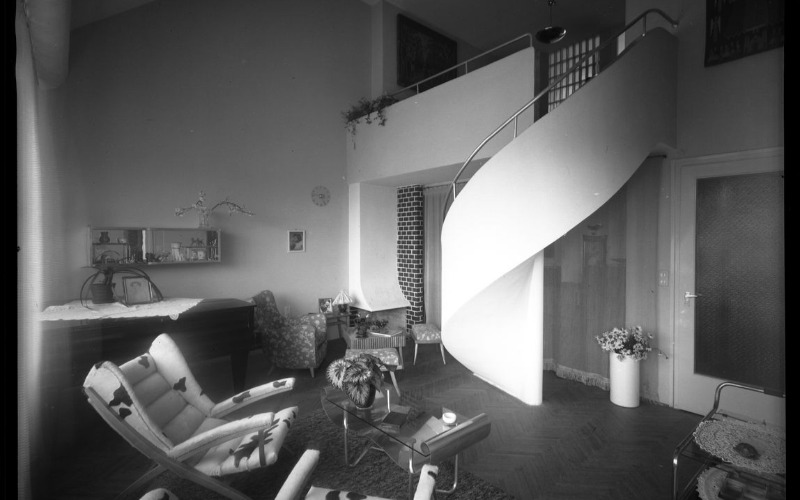 Weltzl János Bercsényi utcai lakása, fotó: Kozelka Tivadar. MÉM MDK Múzeumi Osztály, Kozelka Tivadar hagyatéka