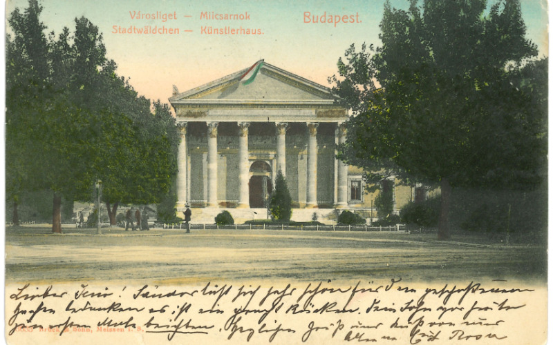 A Műcsarnok képeslapon. Brück und Sohn, 1903 k.